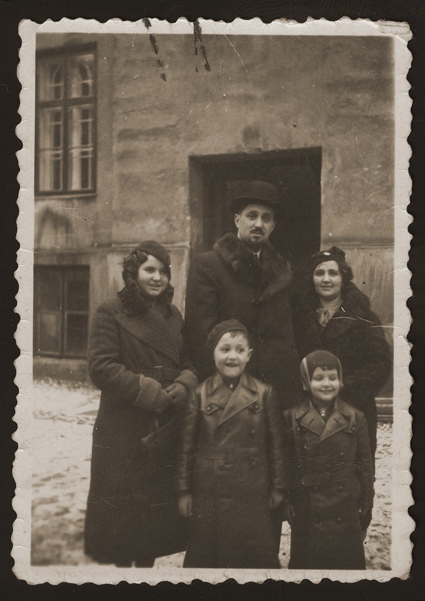 The Goldberger family in Troppau, 1933-34