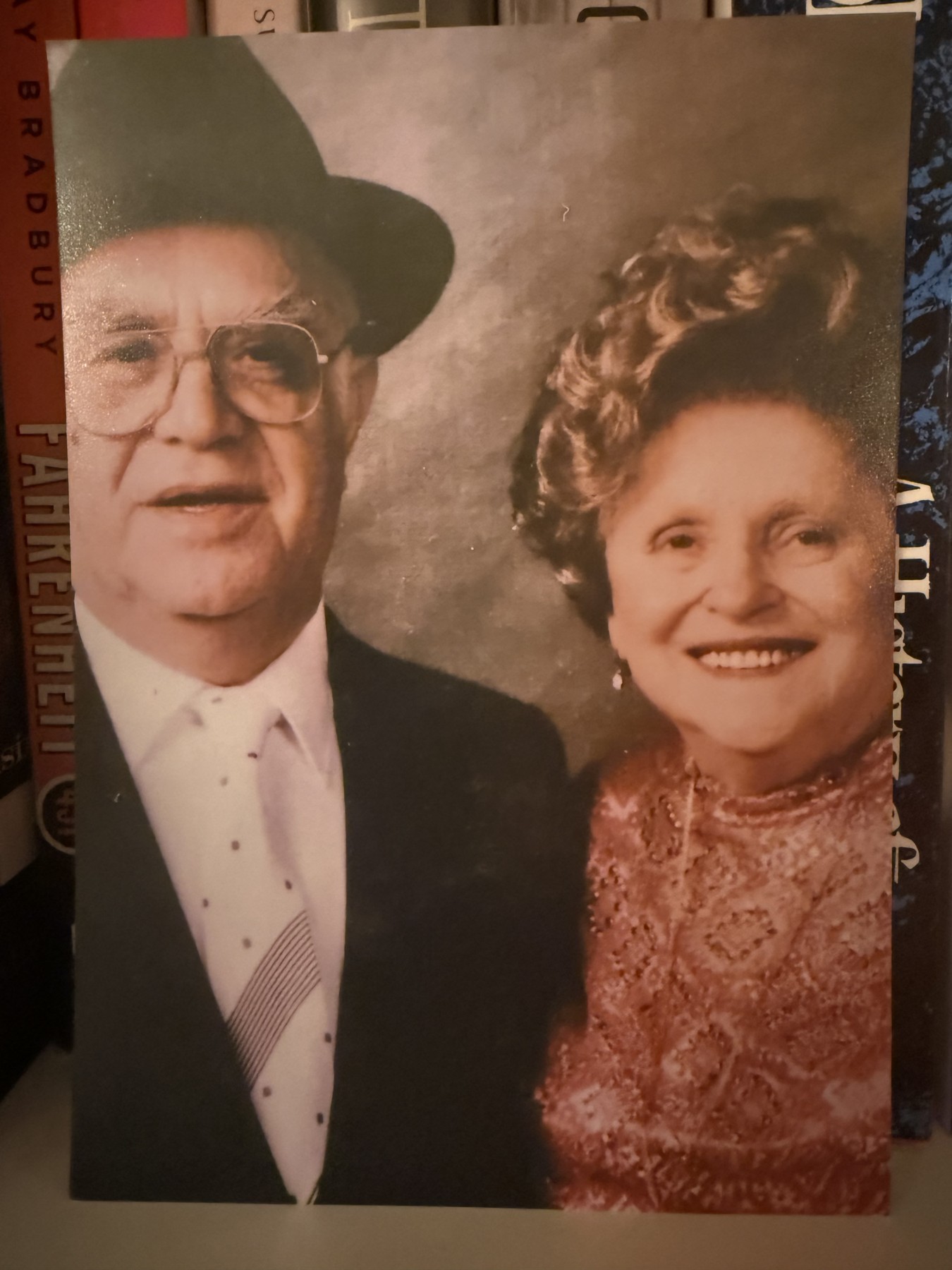 Formal studio portrait of Moses and Regina Lazerowitz